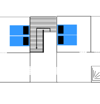 Grondplan verdieping